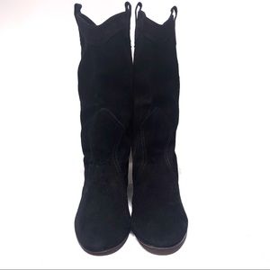 Barney’s New York Suede Classic Knee High Boot